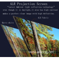 Ambient Light 120" 8K fixed frame projector screen